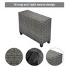 Maggift Patio Seating Set, Terrace Seating Group, Casual Terrace Set, Outdoor Dialogue Set, Patio with Cushions, Backyard, Beige, 136.2"*26.8"*27.5" - 4 of 4