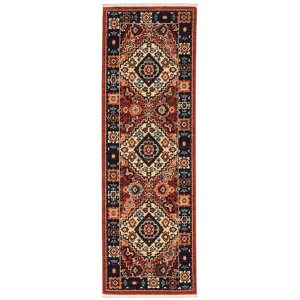 Oriental Weavers Lilihan 2061V Red/ Blue Indoor Area Rug - 2' x 6' - 1 of 4