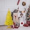 4FT Pre-Lit Christmas Tree, Small Artificial Xmas Tree with 50 UL Lights and 122 PVC Tips, Holiday Tree for Office or Indoor Décor - Cuddlewood - 2 of 4