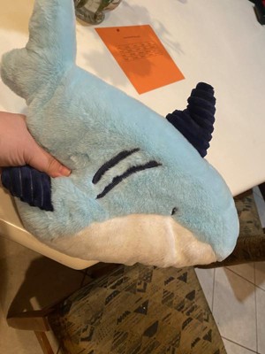 Dive into cuddly fun with @boostershark's giant shark plush toy