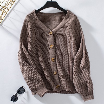 Clearlove Cardigan Sweaters for Women Button Down Oversized Knit Outerwear Cardigan