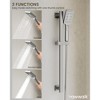 YAWWALK 3-Spray Wall Bar Shower Kits 1.8 GPM with Handheld Shower - 4 of 4