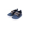 Hudson Baby Infant Boy Cotton Bodysuit, Pant and Shoe Set, Blue Anchor Suspender - 3 of 4