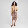 Women's Faux Suede Midi A-Line Skirt - A New Day™ - image 3 of 4