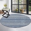 Modern Washable Rug - Non-Slip Kitchen & Bathroom Mat for Laundry, Nursery, Office, Living & Dining Room - Contemporary Carpet - 2 of 4