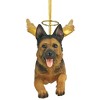 Design Toscano Honor the Pooch: German Shepherd Holiday Dog Angel Ornament - 3 of 4