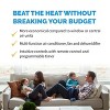 Newair Portable Air Conditioner, 14,000 BTUs (9,500 BTU, DOE), Cools 500 sq. ft., Easy Setup Window Venting Kit and Remote Control - 3 of 4