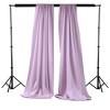Slickblue Pack of 2 Polyester Backdrop Drapes – 96"H x 58"W, Rod Pocket, Semi Sheer, Serged Edges, 41 Colors Options - 2 of 3