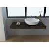 Legion Furniture 19.7 inches WHITE MATT SOLID SURFACE BOWL - NO FAUCET - 2 of 4