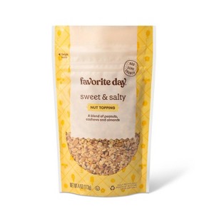 Sweet and Salty Mixed Nut Topping (a blend of peanuts, cashews & almonds) - 4oz - Favorite Day™ - 1 of 3