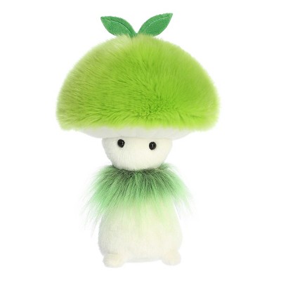 Aurora Small Green Sprout Fungi Friends Vibrant Stuffed Animal Green 9"
