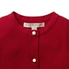 Hope & Henry Girls' Milano Stitch Cardigan, Infant - 2 of 3