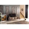 NicBex TV Stands for 66 inch TV,Entertainment Center with 2 Cabinets and 1 Open Shelves,TV Console for Living Room, Bedroom, Home - 3 of 4