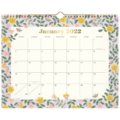 2022 Wall Calendar 15" x 12" Prim Rose - Rifle Paper