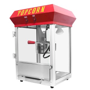KTMBDW Movie Theater Popcorn Popper, Gourmet Popcorn Maker Machine with Nonstick Popcorn Kettle, Popcorn Scoop for Popcorn Machine, 6-Ounce - 1 of 4