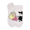 Girls' Wicked No Show Socks - Ivory/Off-White - 3 of 4