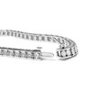 Haus of Brilliance Silver 1/4 Cttw Miracle Set Diamond and Bead Link Tennis Bracelet - 2 of 4