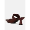 Shein Star Slim Block Heel Mules Women - 3 of 4
