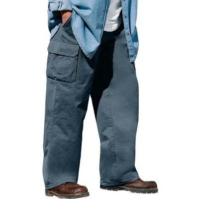 Boulder Creek by KingSize Men's Big & Tall Renegade Side-Elastic Waist Cargo Pants