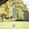 Woodstock Chimes Flower Wind Chime Pink Mum 22" - 2 of 4