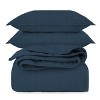 French Linen Box Stitch Quilt & Sham Set | BOKSER HOME - 2 of 4