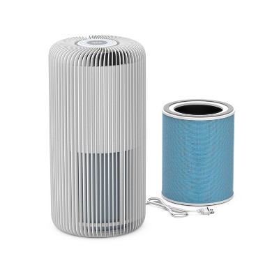 Compact White HEPA Air Purifier with 4-Stage Filter