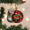 Old World Christmas Blown Glass Ornament for Christmas Tree, Playful Christmas Mouse - 2 of 4