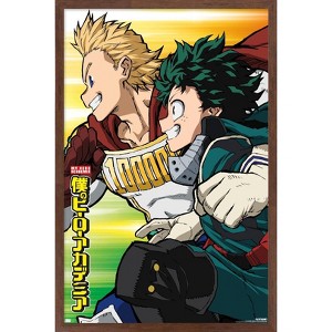 Trends International My Hero Academia: Season 4 - Teaser Visual Framed Wall Poster Prints - 1 of 4