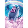 Trends International James Booker - Rainbow Llama Cat Clouds Unframed Wall Poster Prints - 4 of 4