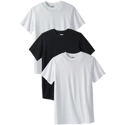 KingSize Men's Big & Tall 3-Pack Cotton Crewneck Undershirt