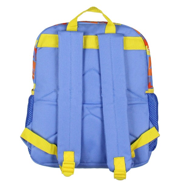 Mochila escolar para niños Blippi Wow! Un dinosaurio 14" con diseños de personajes en relieve 4