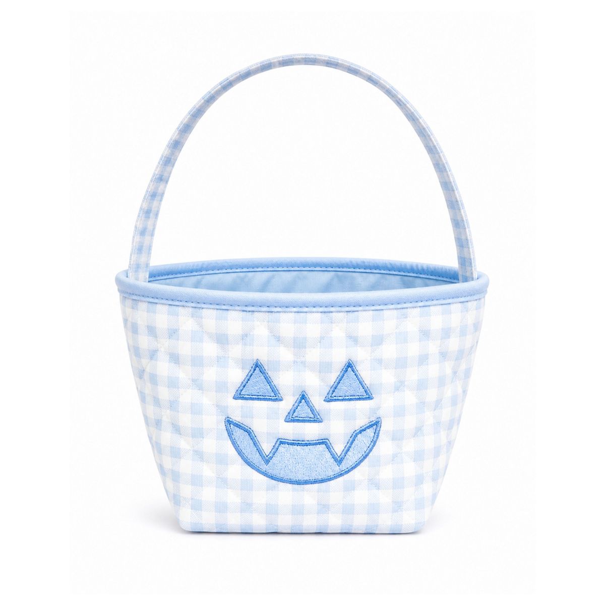 Bits & Bows Boys' Petite Pumpkin Halloween Tote, Blue - thumbnail 6