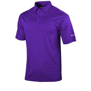 Men's Columbia Golf Omni Wick Smooth Roll Polo Shirt UW Purple XL - 1 of 1
