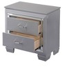 NicBex Nightstand with 2 Drawers,Modern Bedside Table with Unique Design,Side Table for Bedroom,Living Room - 3 of 4