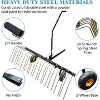 Coucheta 60-Inch Tow Behind Dethatcher & Lawn Sweeper | Lawn Tow Dethatcher Rake for ATV, Mower, 24 Steel Tines | Compatible with ATV, Lawn Tractor - 2 of 4