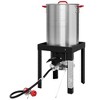 Creole Feast TFK3001 Premium Aluminum 30qt Turkey and10qt Fish Fryer Set - 2 of 4