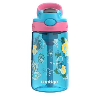 Contigo Leighton Vaccum-Insulated Kids Water Bottle with Spill-Proof Lid  and Straw 12oz Stainless Steel Water Bottle with Straw for Kids Keeps  Drinks Cold up to 13 Hours Raspberry/Azalea