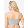 Catherines Women's Plus Size Front-Close Cotton Comfort Bra - 3 of 4
