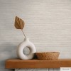 Tempaper & Co. 15 sq ft Horizontal Faux Grasscloth Textured Peel and Stick Wallpaper Beige - 2 of 4