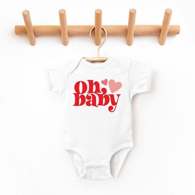 The Juniper Shop Oh Baby Heart Baby Bodysuit