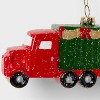 Semi Truck and Trailer Christmas Tree Ornament Red/Green - Wondershop™ - 3 of 3