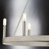 Urban Ambiance Luxury Modern Indoor Chandelier,  28-1/4''H x 30"W x 30''D,  Brushed Nickel Finish, UHP4564 - 4 of 4