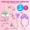 Klever Kits Unicorn DIY Craft Kit for Kids, 7 Mess-Free Craft Projects, Make Your Own Unicorn Art, Birthday Gift, Arts & Craft Kits for Girls Ages 5+ - 2 of 4