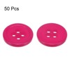 Unique Bargains Resin Craft Snap Round Flat 4-Hole Sewing Buttons 50 Pcs - 3 of 4