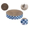 THE LICKER STORE Nelson Modern Cardboard Round Bowl Cat Scratcher with Catnip - 3 of 4