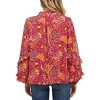 Women's Lurex Ruffle Trim Top - Fate - 2 of 2