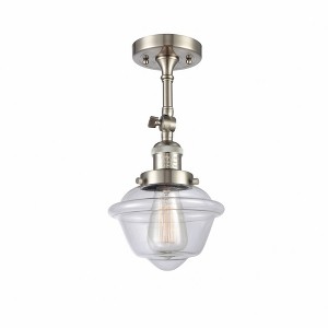 Oxford - 1 Light Semi-Flush Mount In Traditional Style-12.5 Inches Tall and 7.5 Inches Wide - 1 of 1