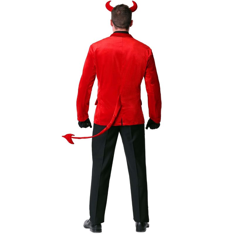 HalloweenCostumes.com Men's Dashing Devil Costume, 4 of 5