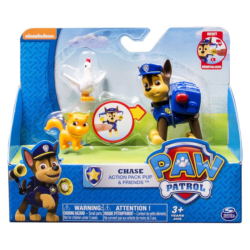 Paw Patrol 2 Pack Figure Chase and Kitty, 3 of 4
