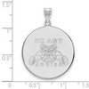 Black Bow Jewelry Sterling Silver North Carolina A&T State Aggies NCAA Extra Large Pendant - 2 of 3